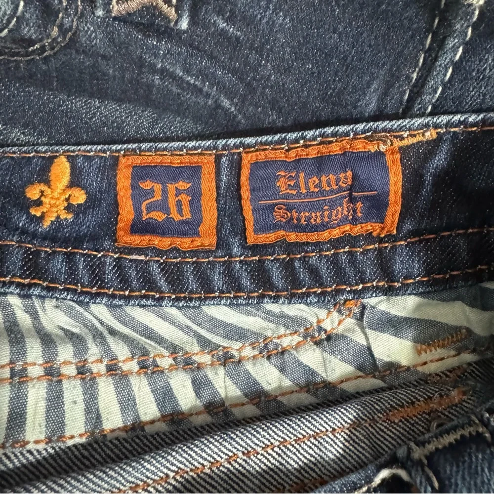 Rock Revival Elena straight leg Jean dark wash size 26 - Picture 4 of 8